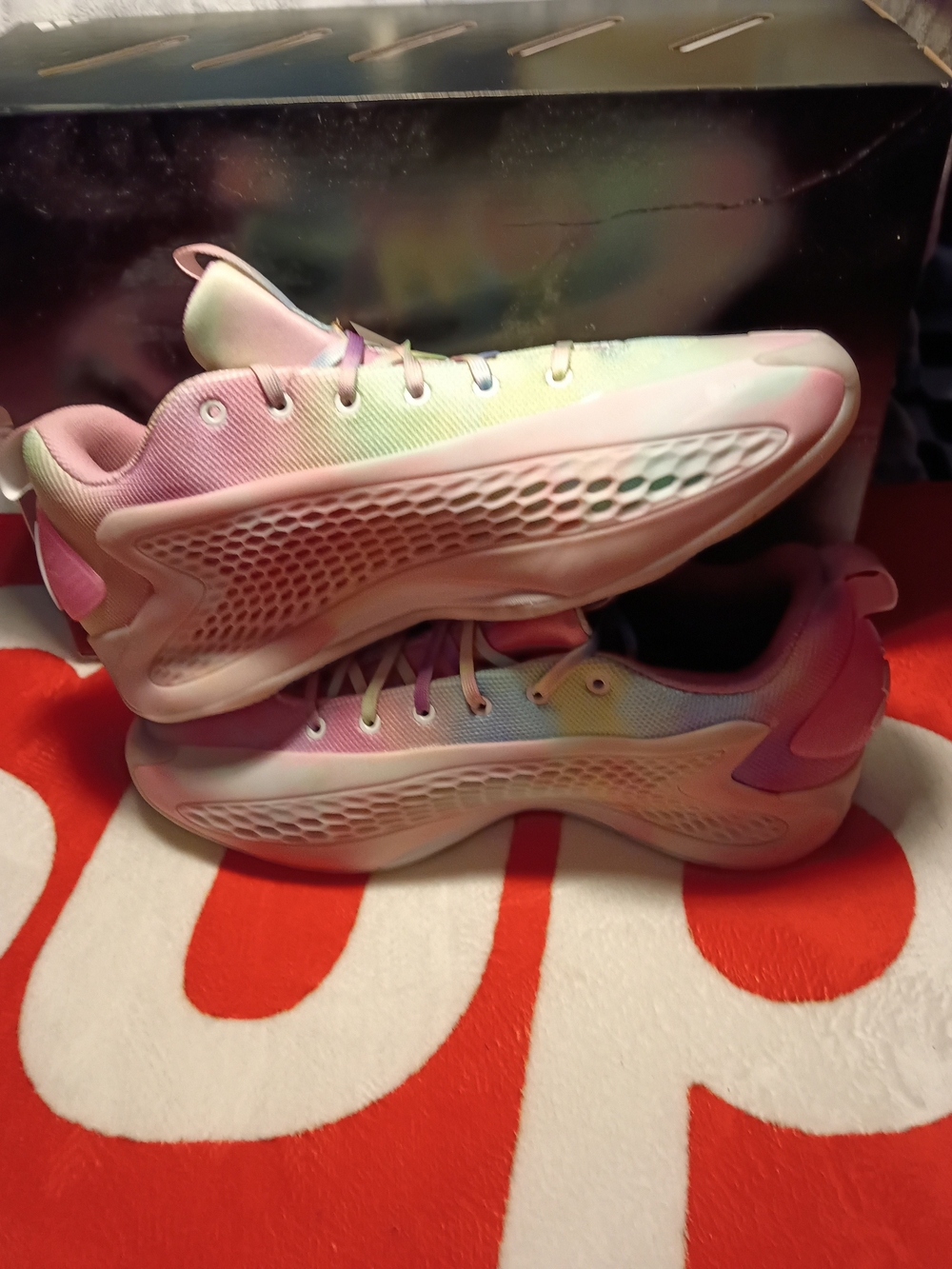 adidas AE 1 Low 3SSB Tie Dye Cotton Candy Anthony Edwards Basketball 10M/11W